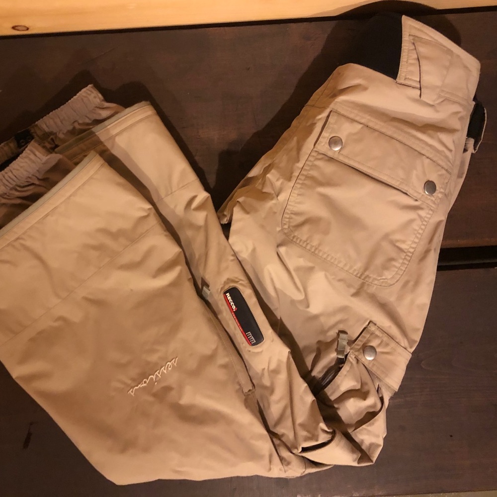 Beige Quality Snow Pants